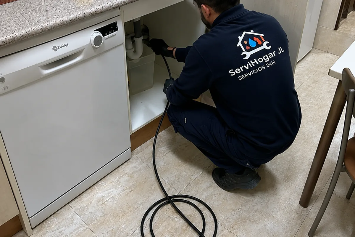 Servicio profesional de fontanería ServiHogar JL